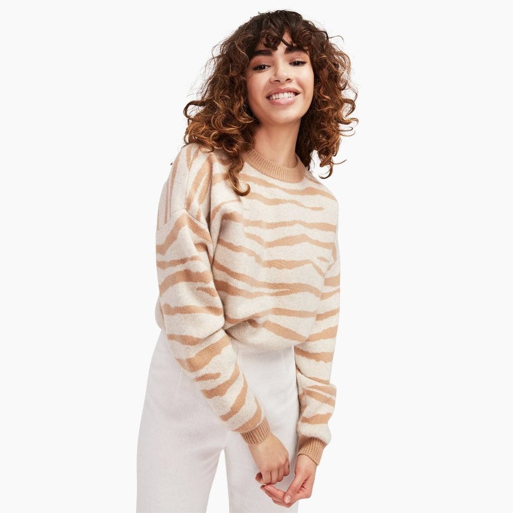 Tiger Stripes Cashmere Sweater from Naadam - Picture 4 of 9